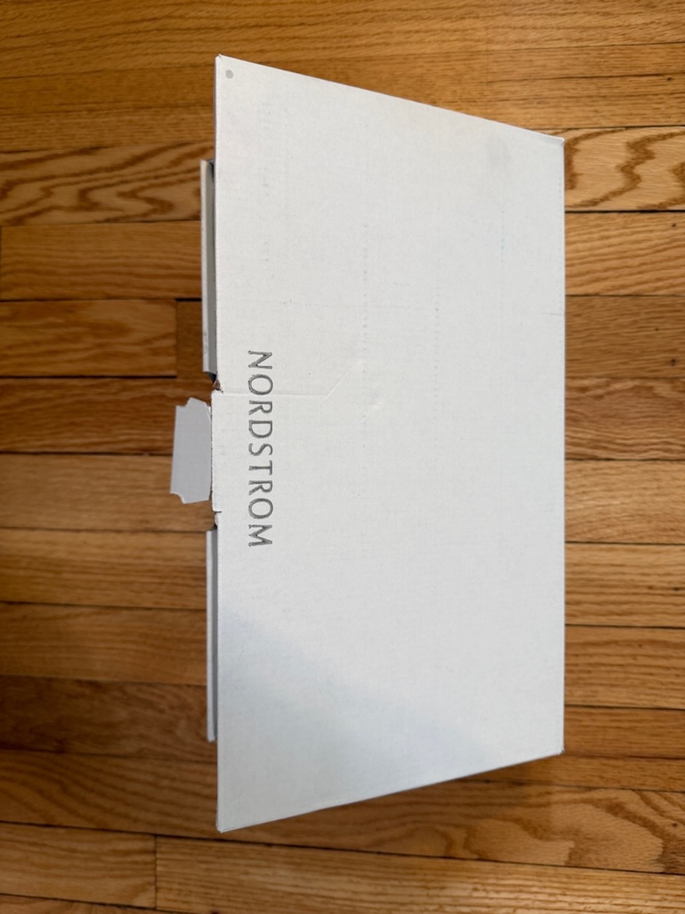 Nordstrom White Branded Shoe Box replacement storage